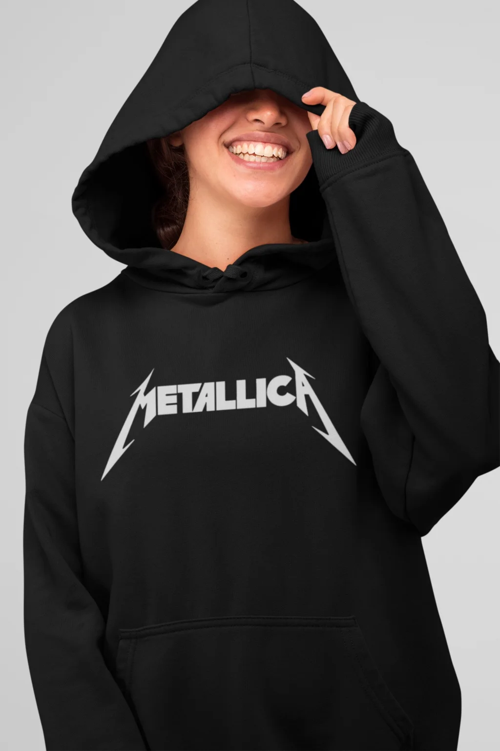 White sales metallica hoodie